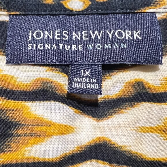 Jones New York Signature Women's Shirt – Size 1X – 100% Cotton - Picture 6 of 10